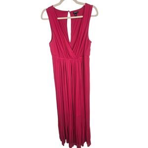 Torrid Dress Maxi Dress Chiffon Dress Surplice Dress Pleated Dress Women 00 Red
